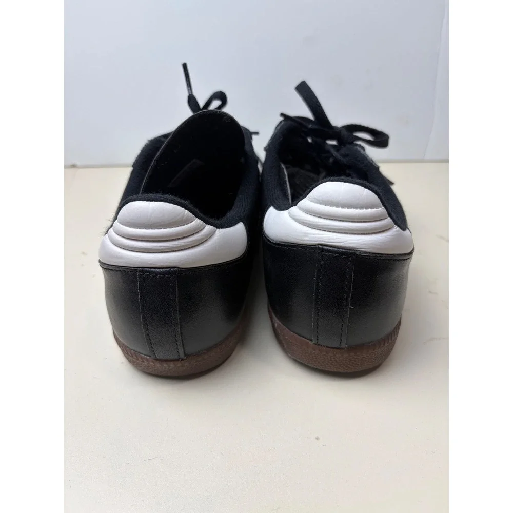Adidas Samba Classic Mens 8 Black White Indoor Soccer Sneaker